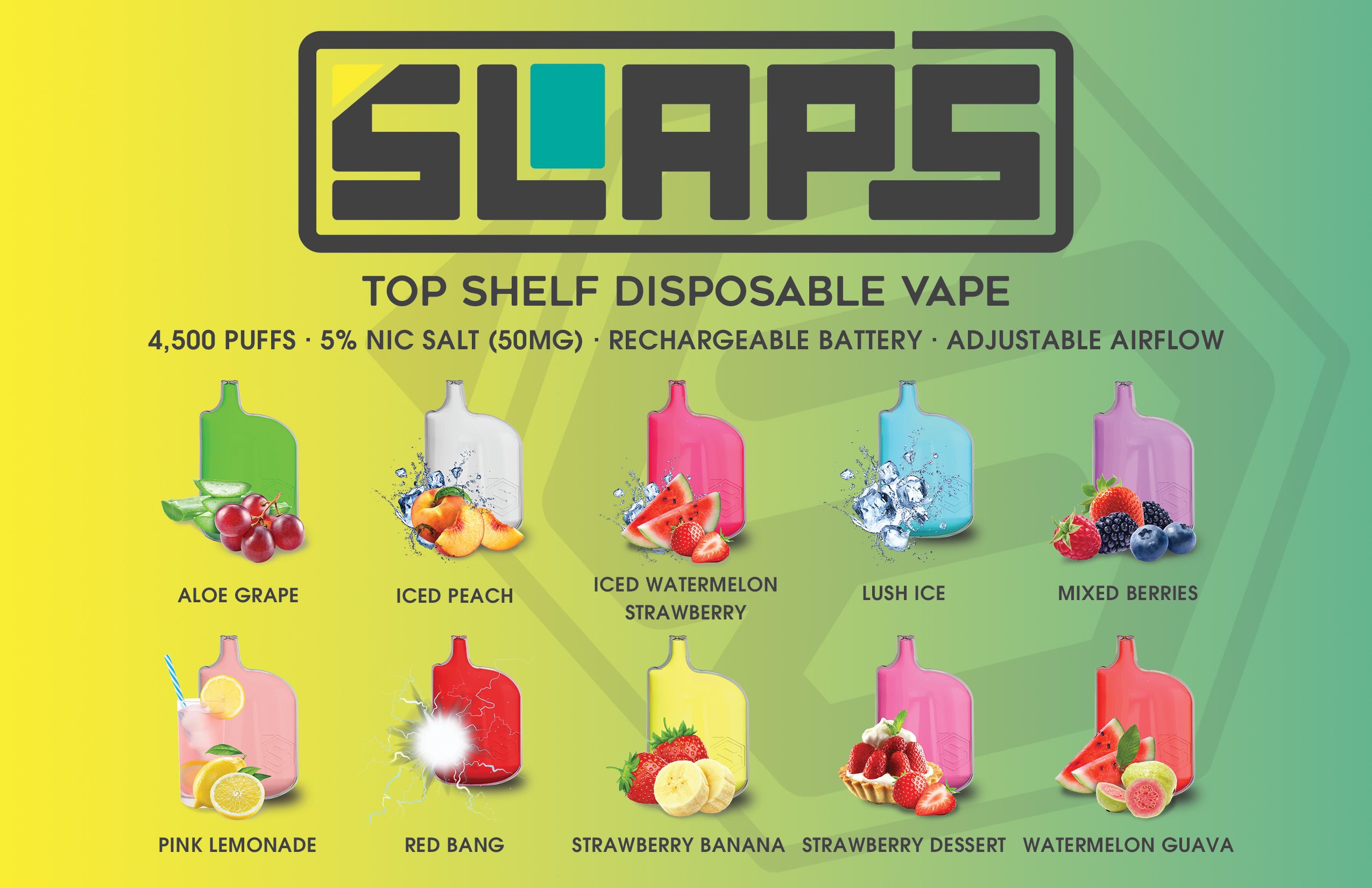 Slaps Top Shelf Disposable Vape SkycoDistro Slaps Top Shelf Disposable Vape SkycoDistro