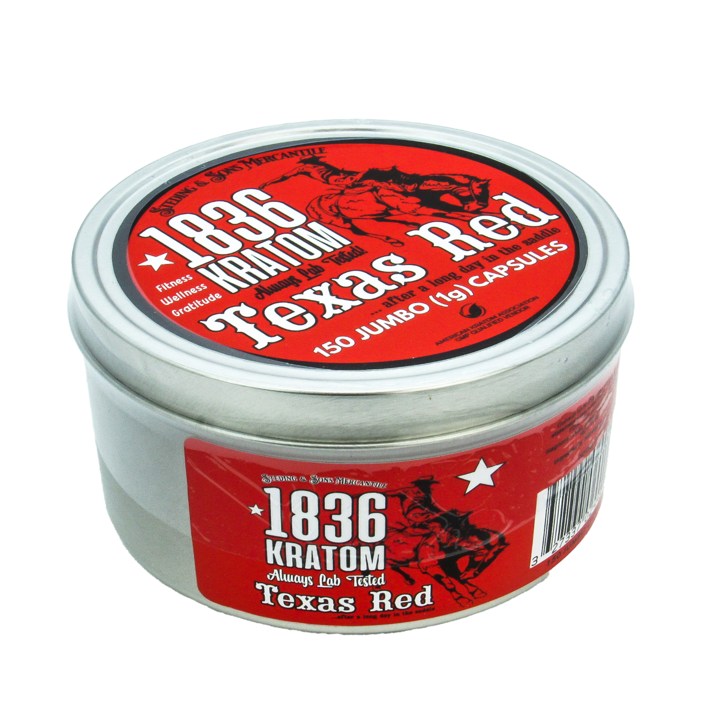 1836 Kratom Capsules - Texas Red