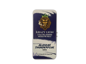 Krazy Lion - Diamond Infused 1.75g Pre-Rolls 3ct Single