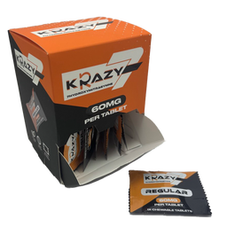 Krazy 7 - 60mg Kratom Extract Tablet - 20pk Display