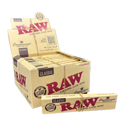 Raw - Connoisseur Papers + Tips 24pk Display