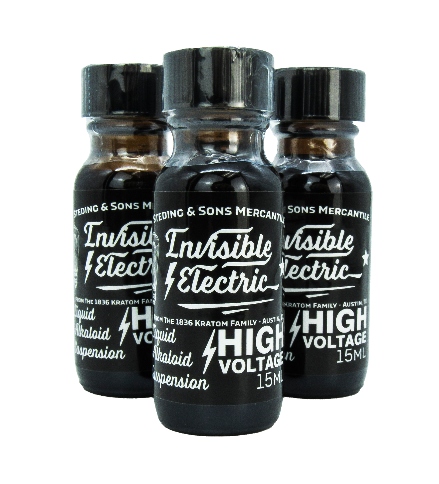 1836 Kratom - Invisible Electric Liquid Extract 40ct Display