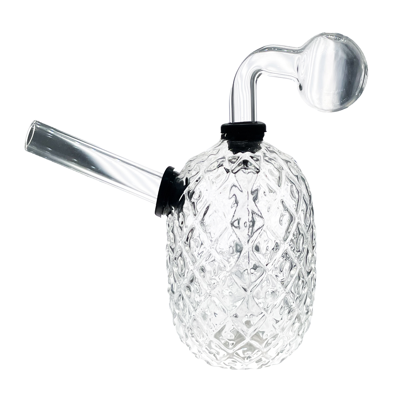 SkyGlass - Clear Pineapple Oil Burner Water Pipe