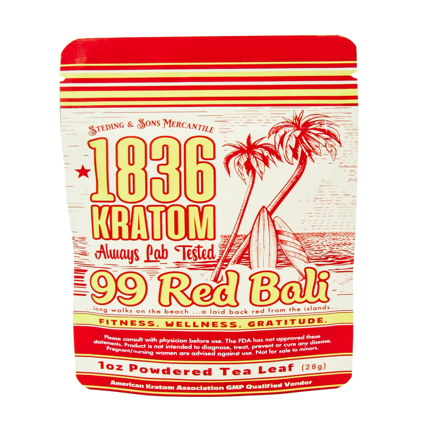 1836 Kratom Powder - Red Bali