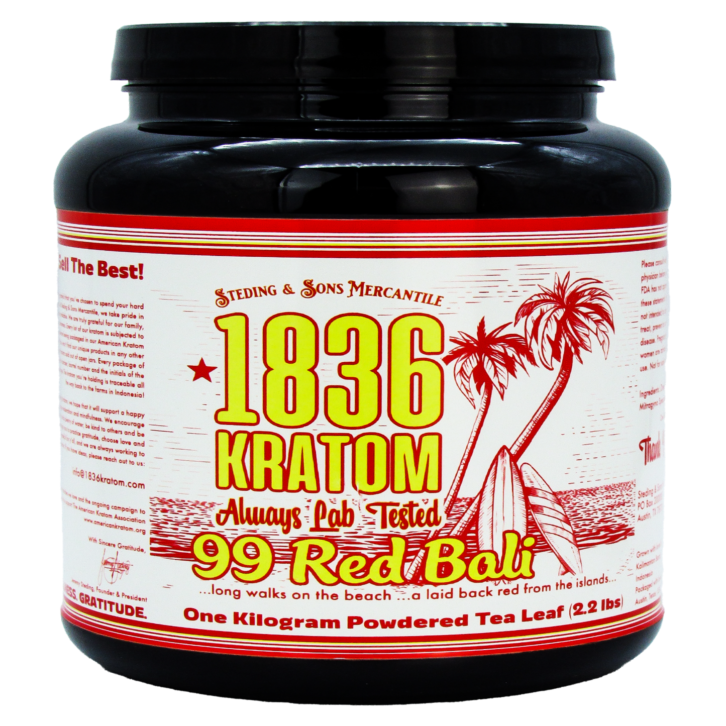 1836 Kratom Powder - Red Bali