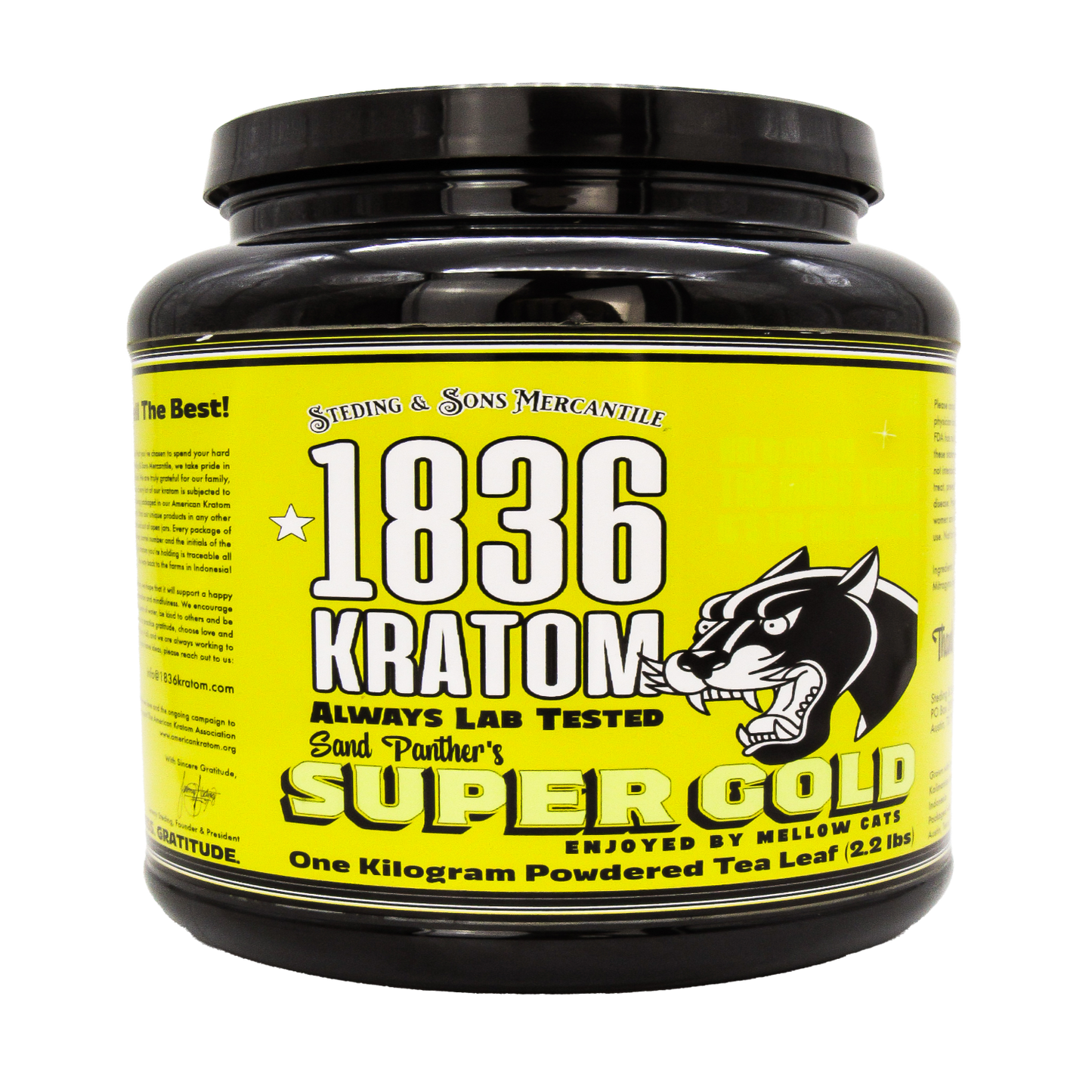 1836 Kratom Powder - Sand Panther's Super Gold