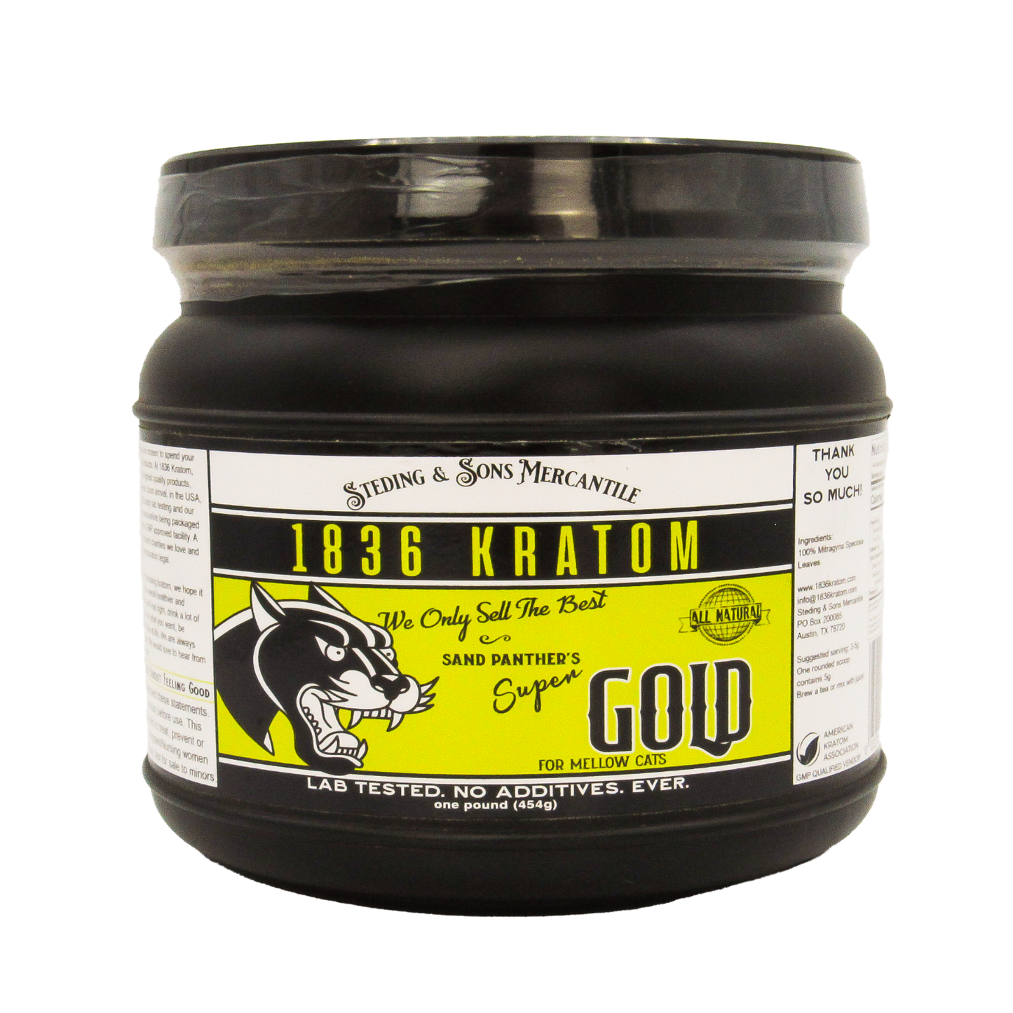 1836 Kratom Powder - Sand Panther's Super Gold
