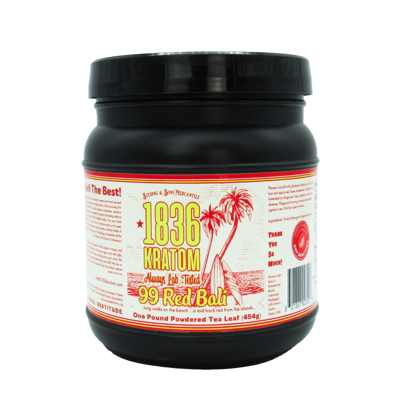 1836 Kratom Powder - Red Bali