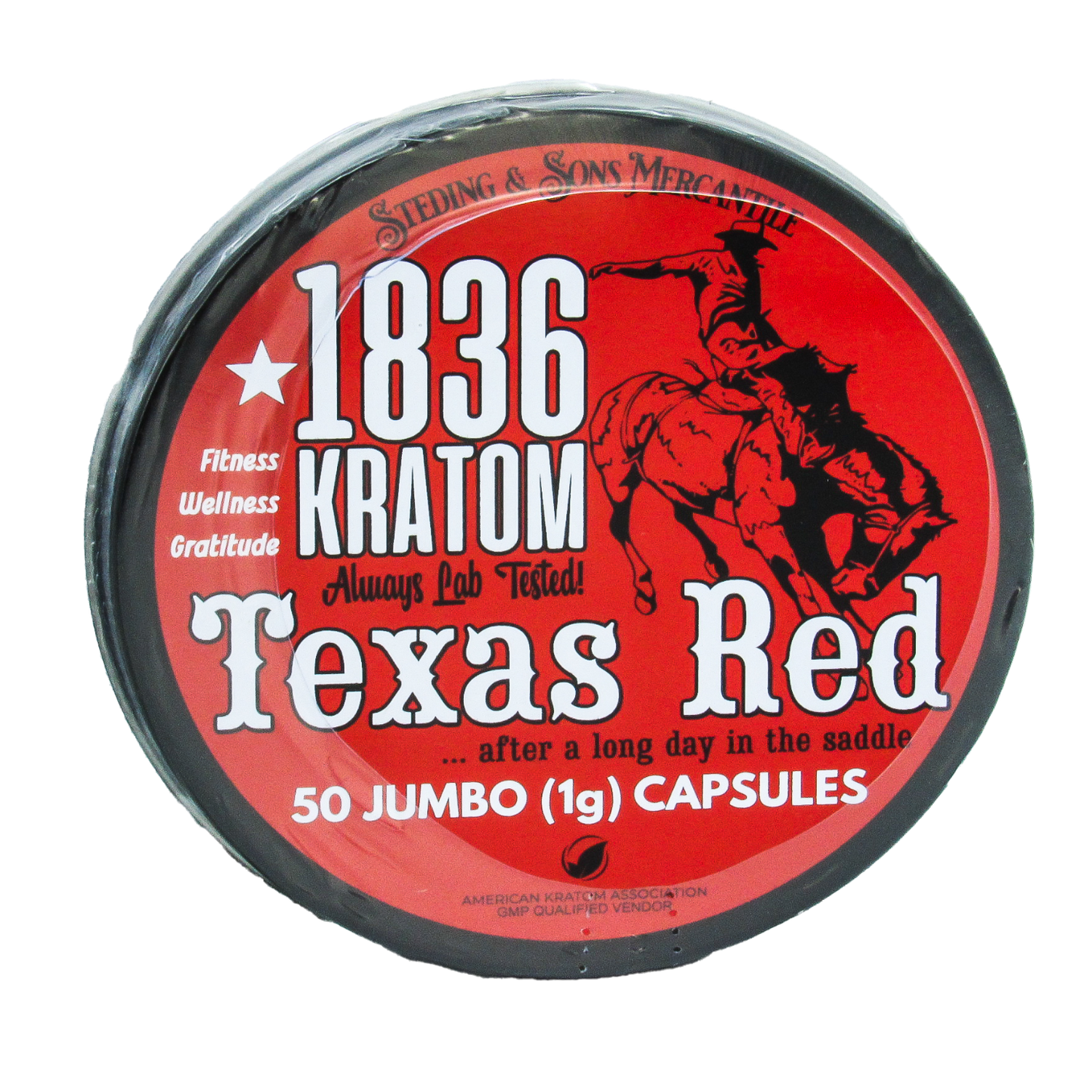1836 Kratom Capsules - Texas Red