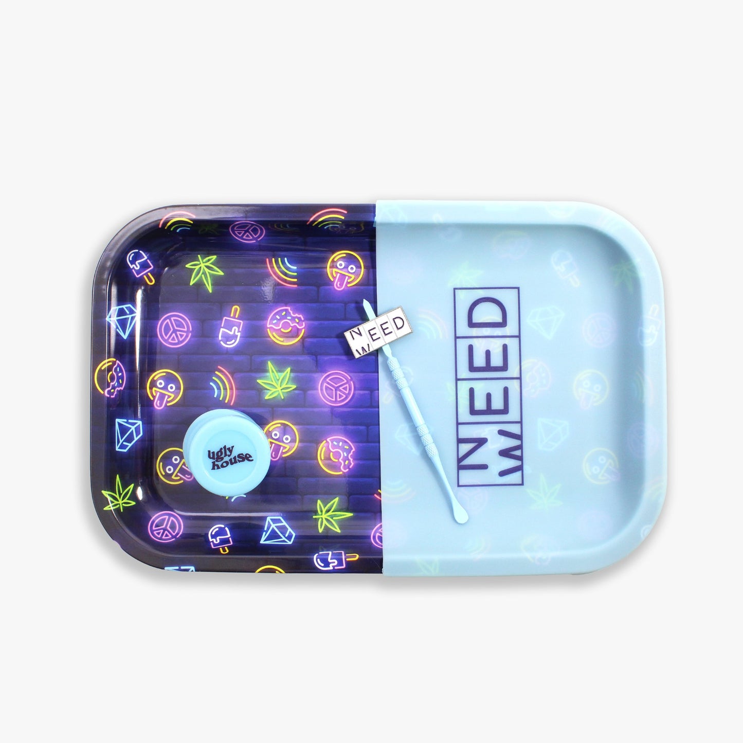 Ugly House - Glow In The Dark Dab Kit “Need Weed” 4PC