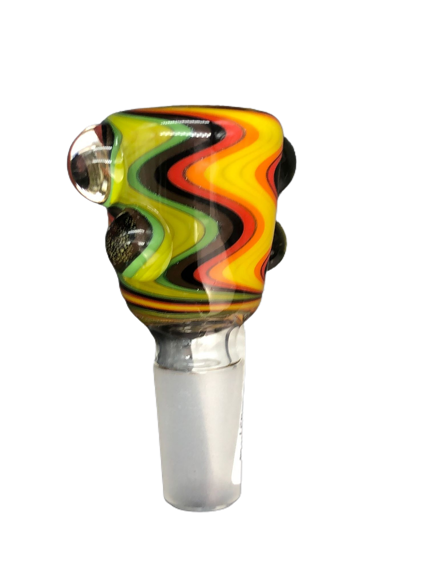 Glass Distractions - Wig Wag Dot Accent Bowl