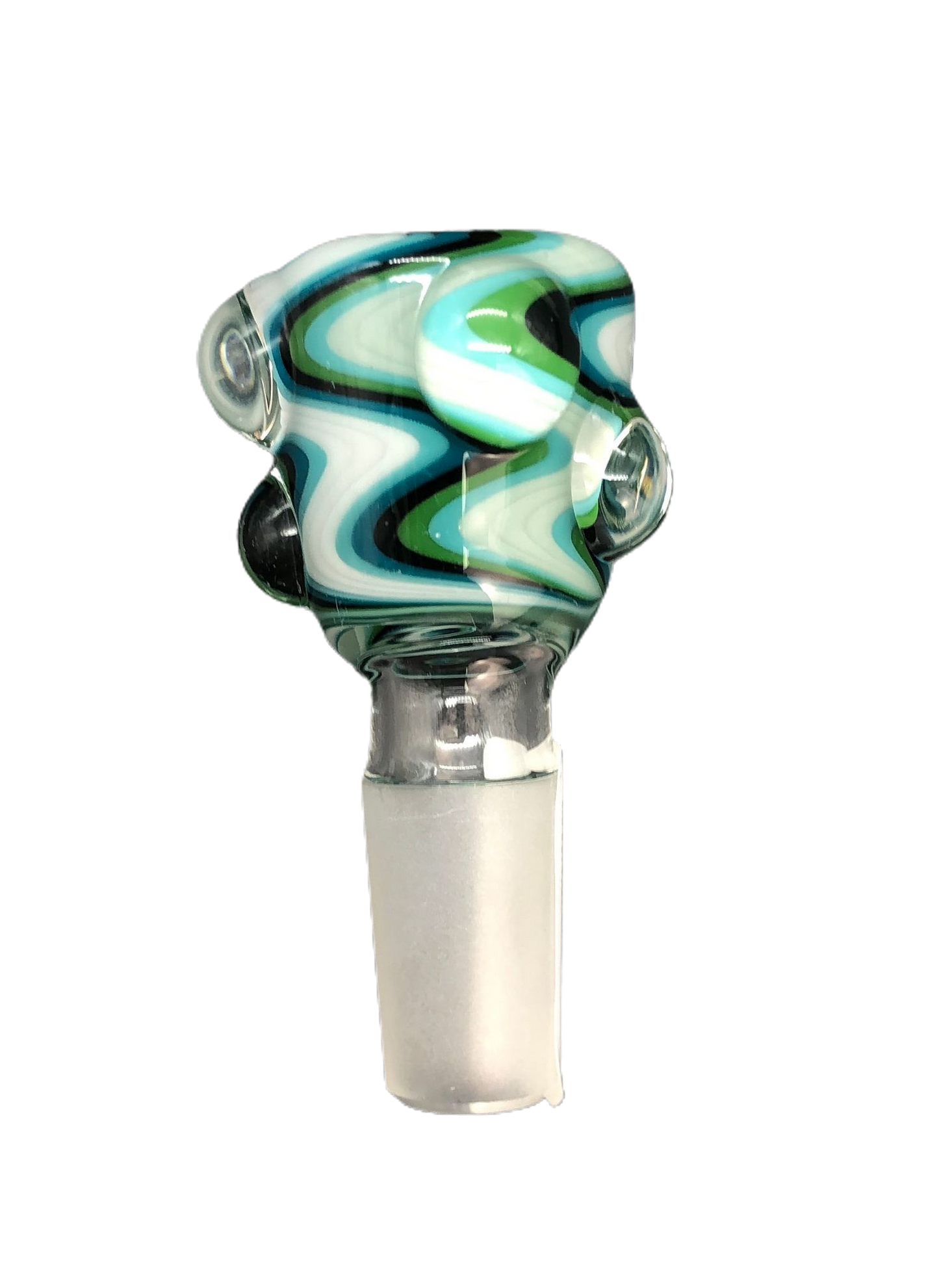 Glass Distractions - Wig Wag Dot Accent Bowl