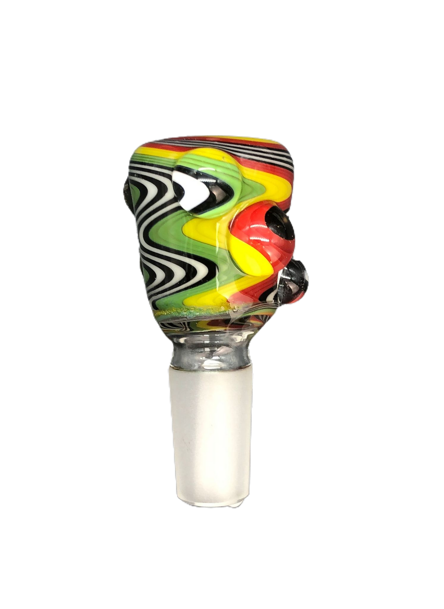 Glass Distractions - Wig Wag Dot Accent Bowl