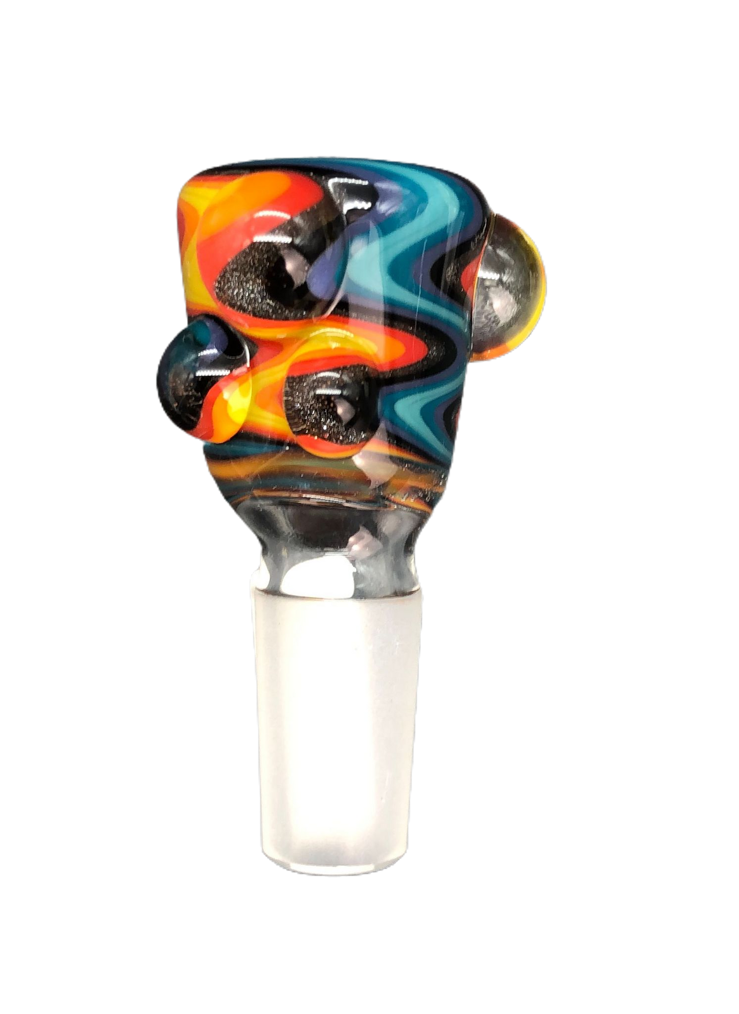 Glass Distractions - Wig Wag Dot Accent Bowl