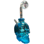Babu Glass - Small Skull Oil Burner Bubbler