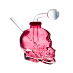 Babu Glass - Small Skull Oil Burner Bubbler