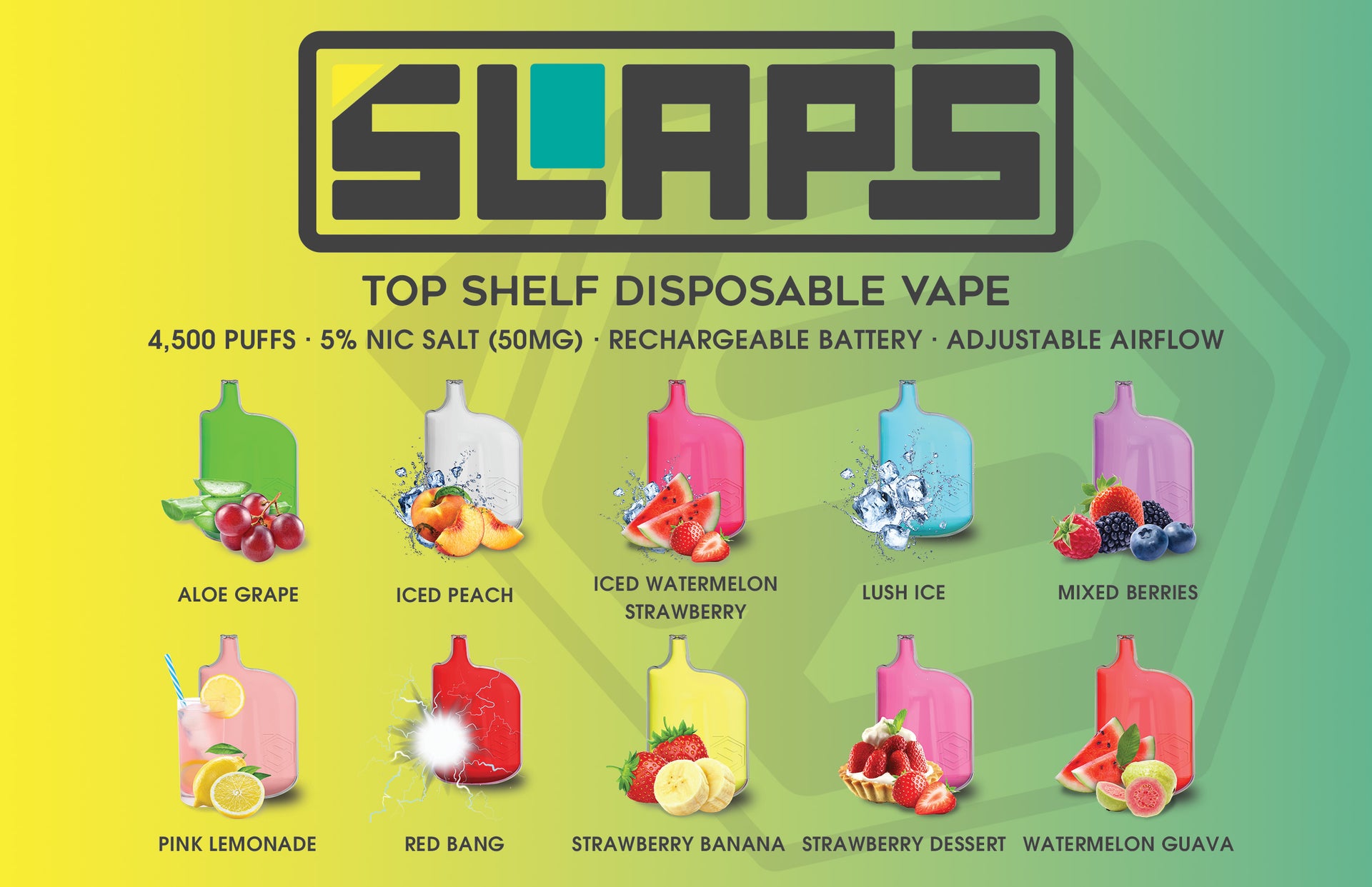Slaps Top Shelf Disposable Vape  SkycoDistro