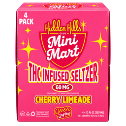 Hidden Hills -  Mini Mart THC Infused Seltzer 60mg 4pk