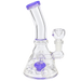 Skyglass - 6" Color Accented Perc Beaker w/ Indents