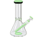 Skyglass - 12" Color Accented Beaker w/ Colored Bowl and Downstem