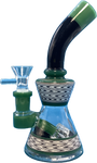 Skyglass - Mini Wigwag Hourglass Waterpipe