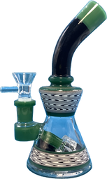 Skyglass - Mini Wigwag Hourglass Waterpipe