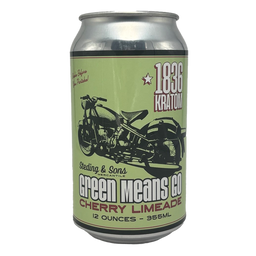 1836 Kratom - 12oz Green Means Go Cherry Limeade