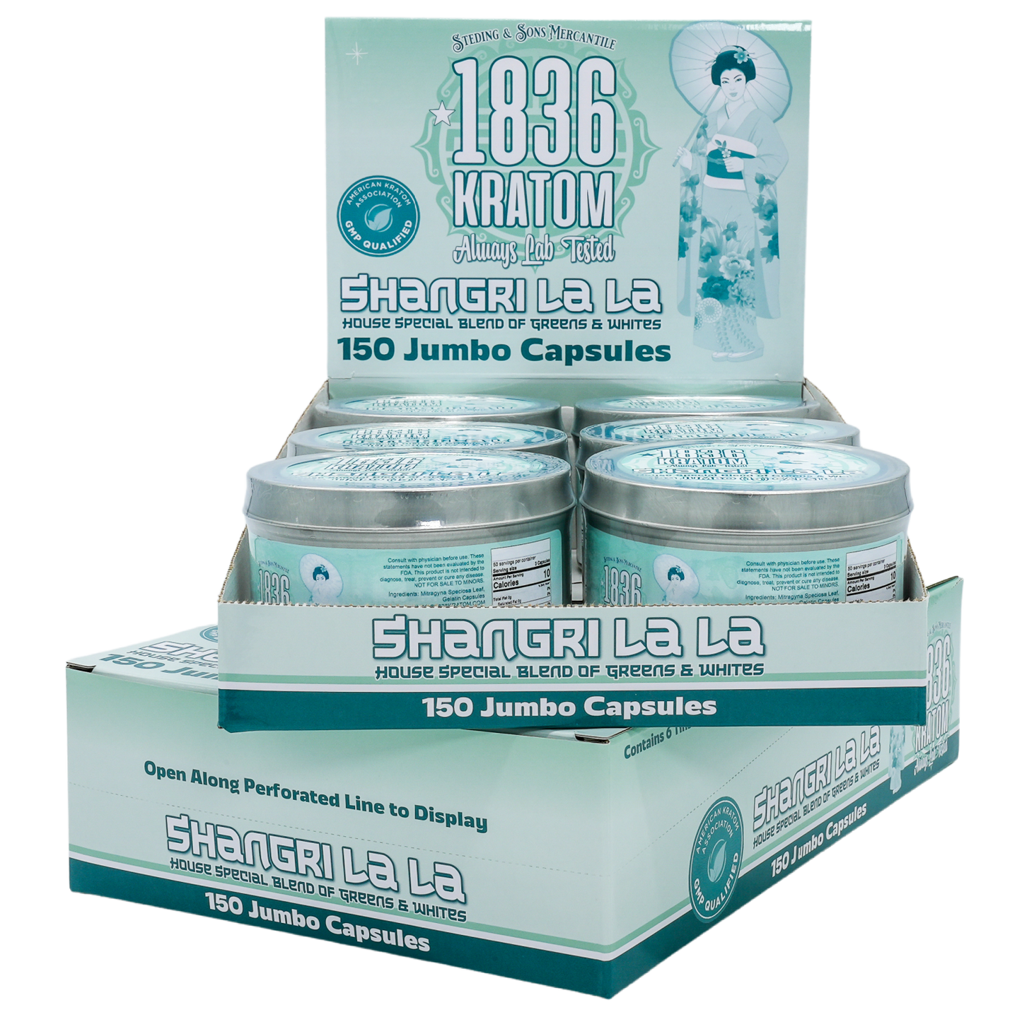 1836 Kratom Capsules - Shangri Lala