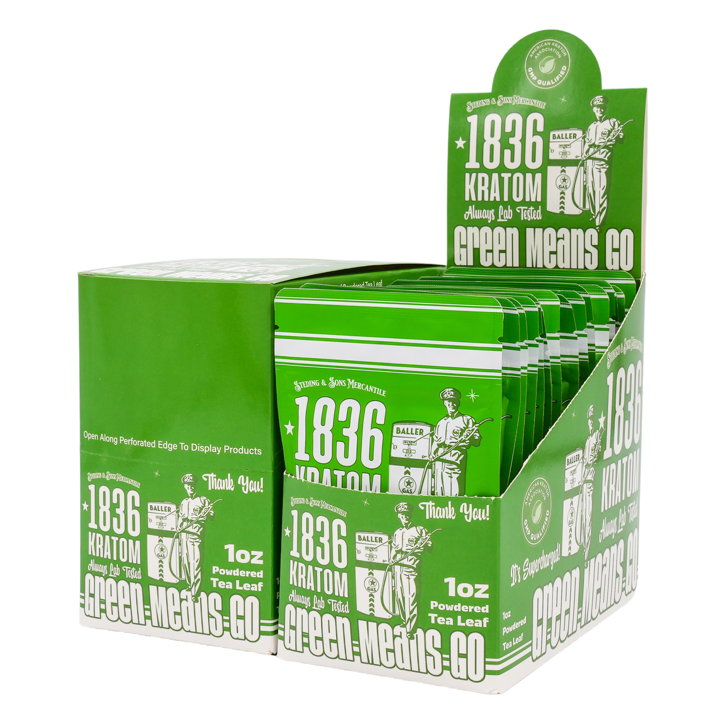 1836 Kratom Powder - Green Means Go