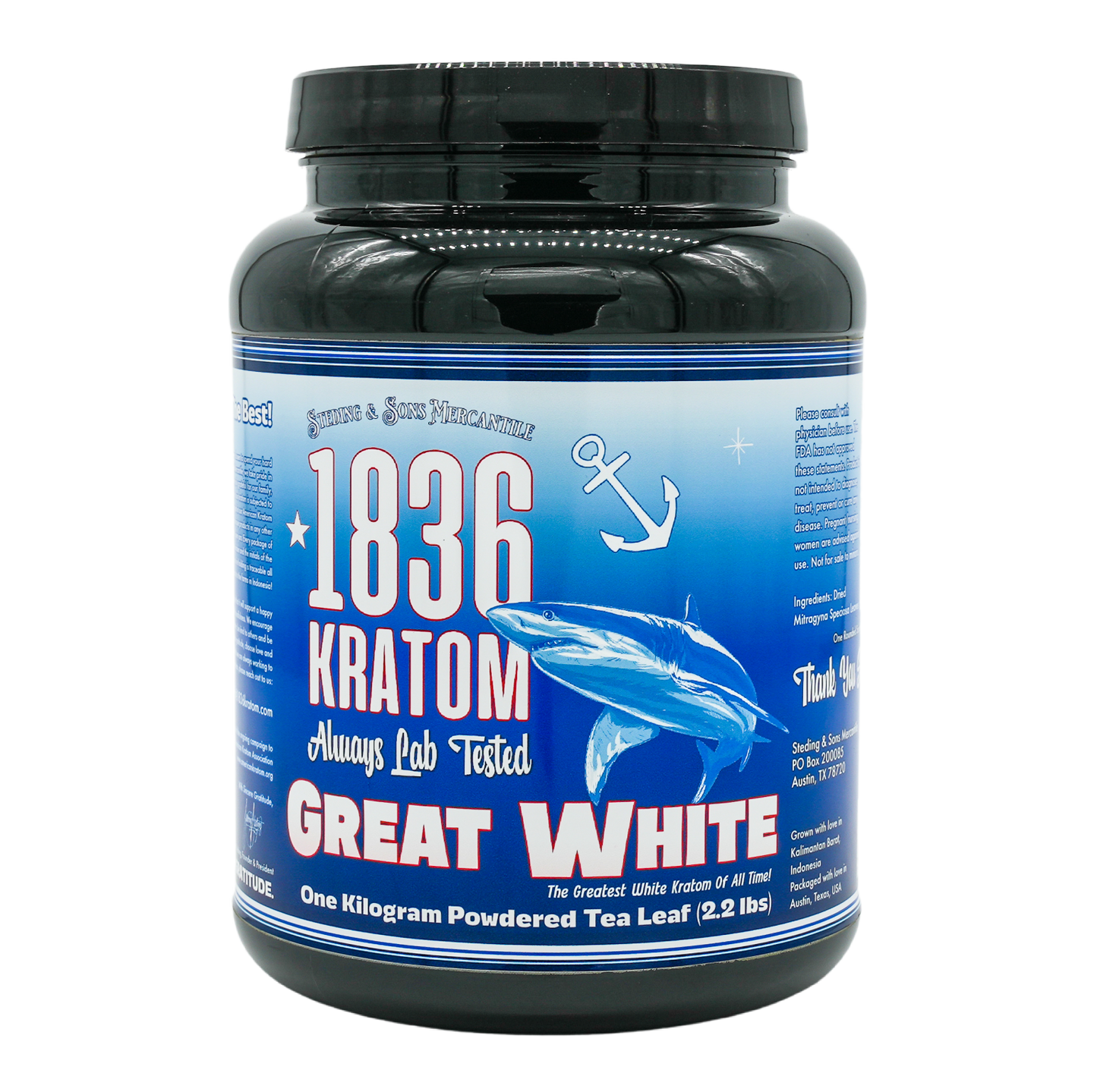 1836 Kratom Powder - Great White