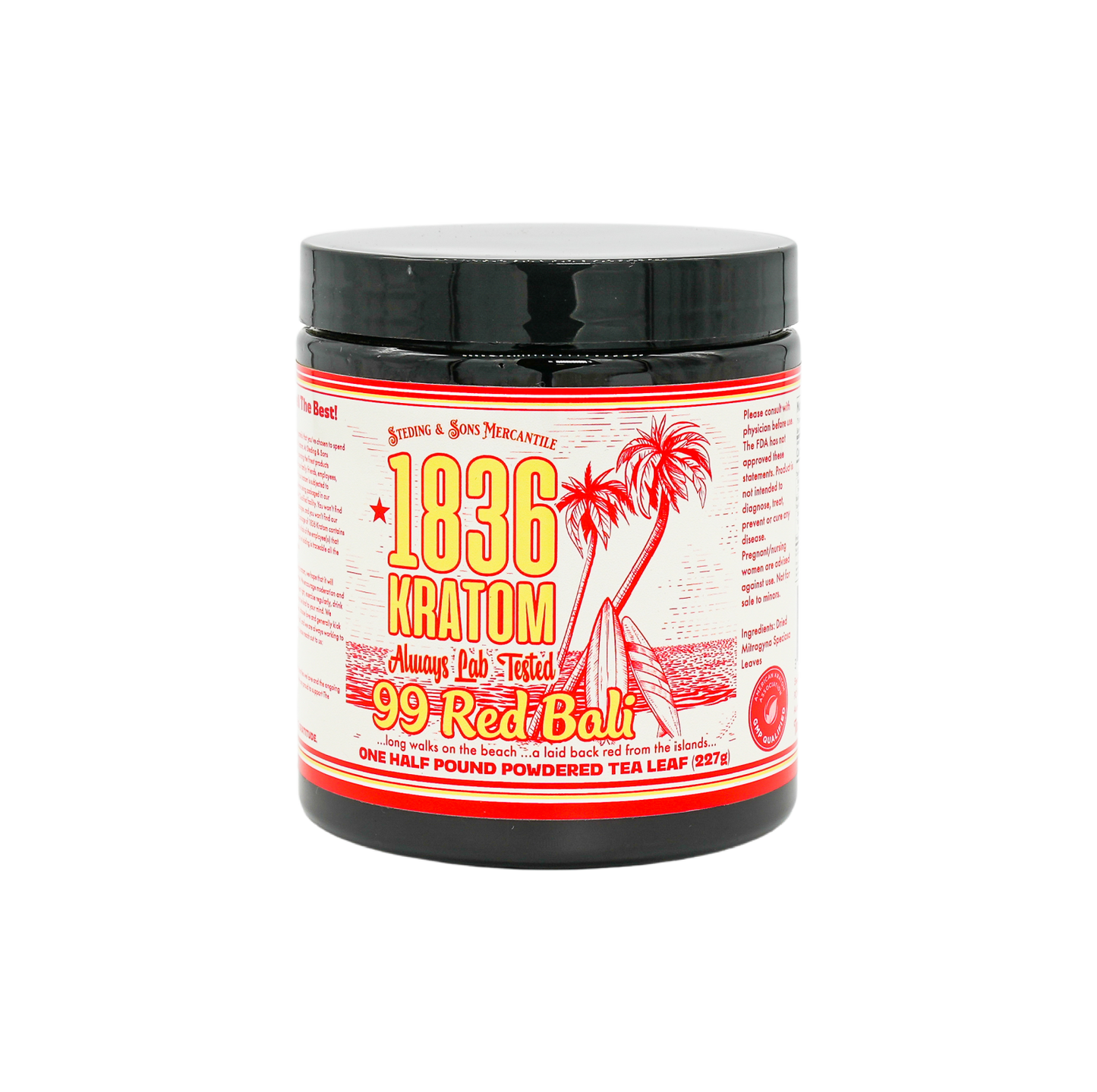 1836 Kratom Powder - Red Bali