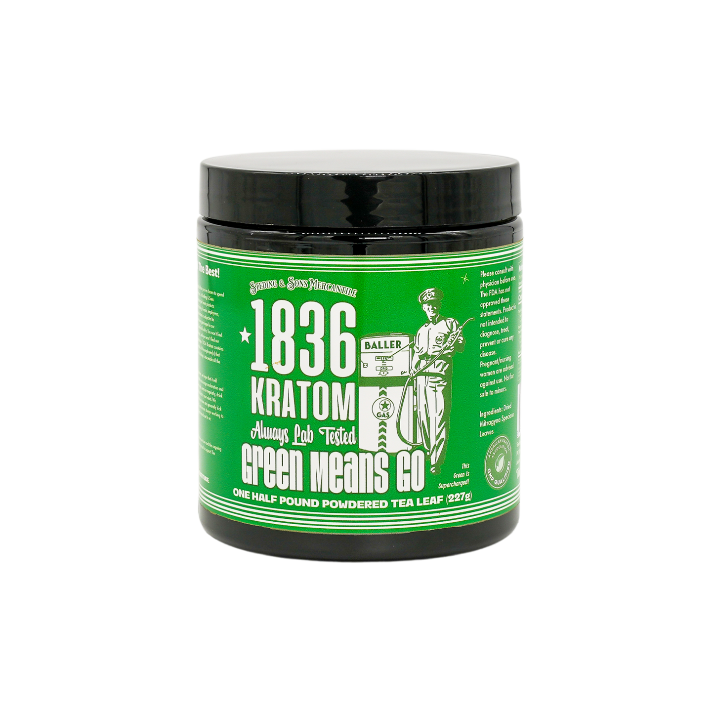 1836 Kratom Powder - Green Means Go