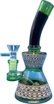 Skyglass - Mini Wigwag Hourglass Waterpipe