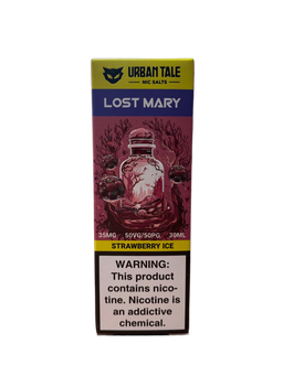 Urban Tales - Lost Mary Strawberry Ice Nic Salt 30ml Bottle