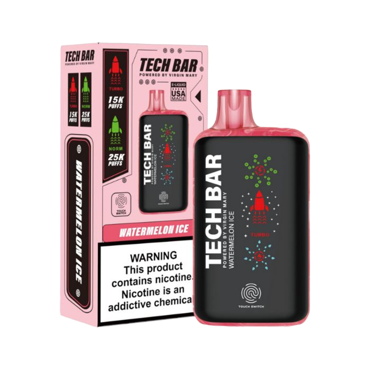 Tech Bar - 25000 Puff 5pk Display