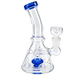 Skyglass - 6" Color Accented Perc Beaker w/ Indents