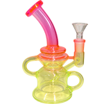 Skyglass - 8" Neon Color Gradient Recycler