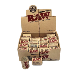 Raw -  Hemp Wick 10ft 40pk