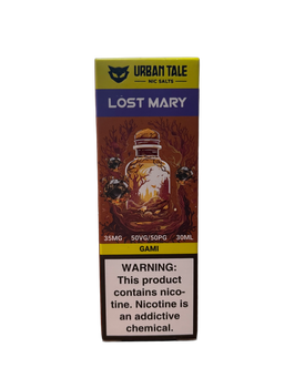 Urban Tales - Lost Mary Gami Nic Salt 30ml Bottle