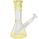 Skyglass - 8in Fumed Beaker w/ Glass Pattern