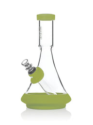 GRAV® - Deco Beaker Water Pipe w/ Silicone Accents