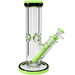Skyglass - 10" 9mm Color Accented Straight Tube w/ Color Bowl and Downstem