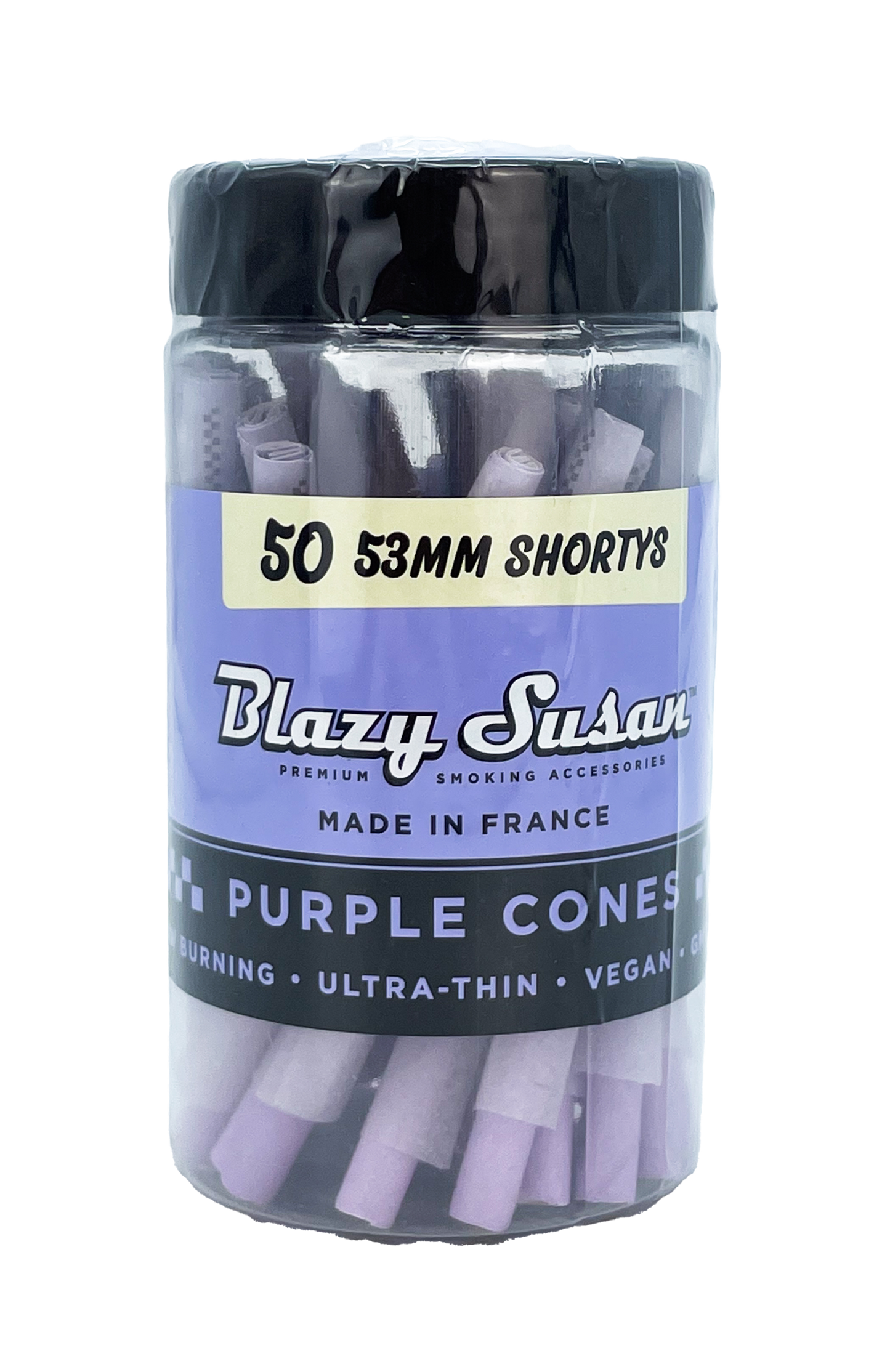 Blazy Susan - Purple 50ct 53mm Shortys