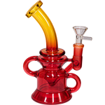Skyglass - 8" Neon Color Gradient Recycler