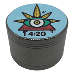 SkyGlass - Zinc Grinder with Assorted Designs - 63mm