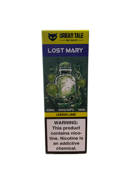 Urban Tales - Lost Mary Lemon Lime Nic Salt 30ml Bottle