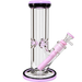 Skyglass - 10" 9mm Color Accented Straight Tube w/ Color Bowl and Downstem