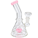 Skyglass - 6" Color Accented Perc Beaker w/ Indents