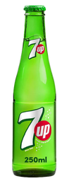 7up - (Middle Eastern)250ml Glass Bottle