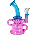 Skyglass - 8" Neon Color Gradient Recycler